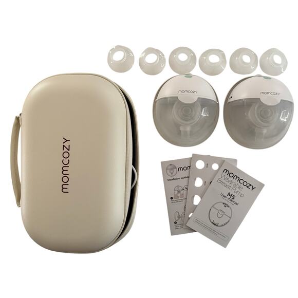 Momcozy All-in-one M5 Wearable Breast Pump Mint - Picture 1 of 7